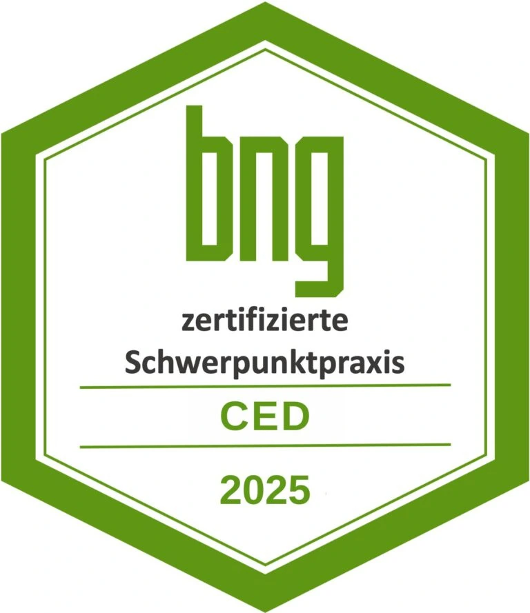 BNG-Zertifikat CED-Schwerpunktpraxis 2025